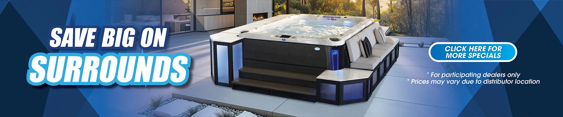 Calspas hot tub being used in a family setting - Tustin